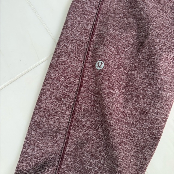LULULEMON Base Runner Pant III in Heathered Bordeaux Drama / Bon Bon - Picture 8 of 16